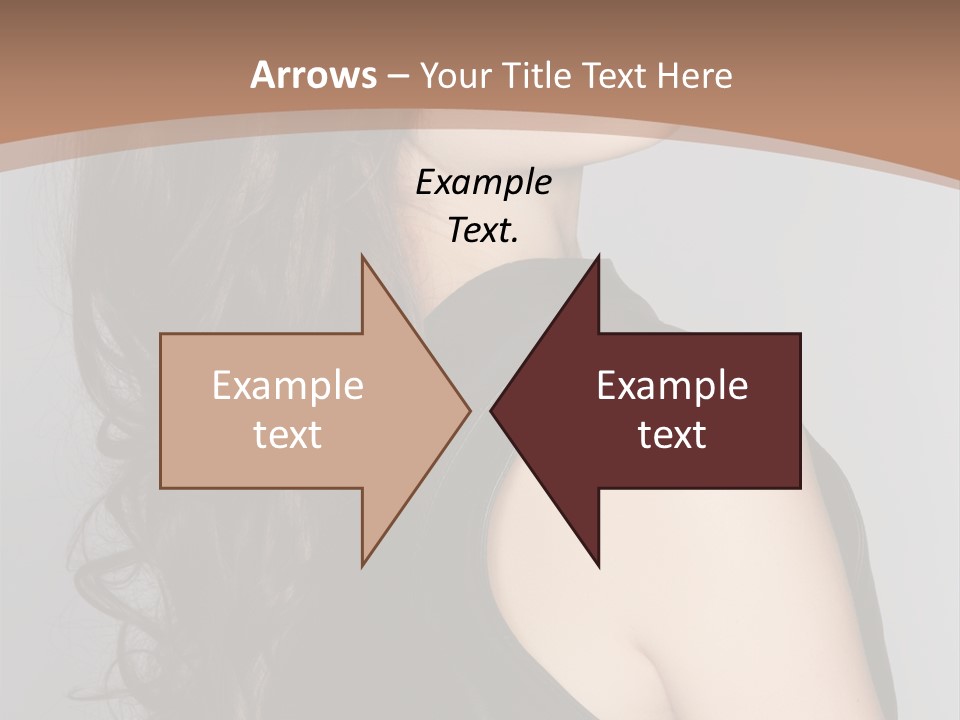 Posing Beauty Pretty PowerPoint Template