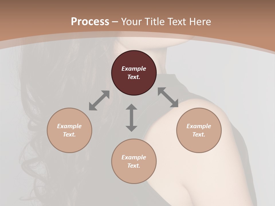 Posing Beauty Pretty PowerPoint Template