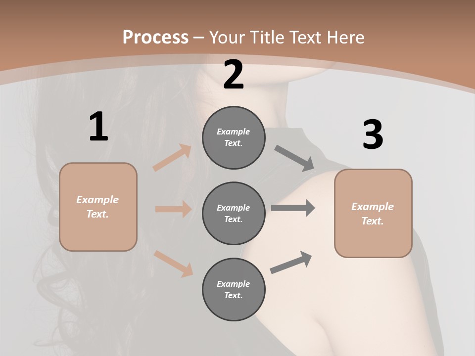 Posing Beauty Pretty PowerPoint Template