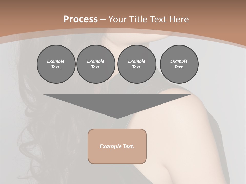 Posing Beauty Pretty PowerPoint Template