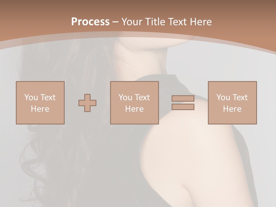 Posing Beauty Pretty PowerPoint Template
