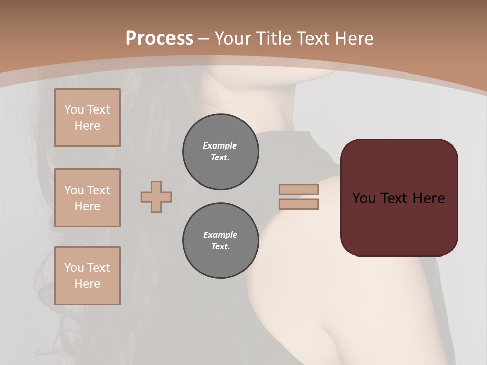 Posing Beauty Pretty PowerPoint Template