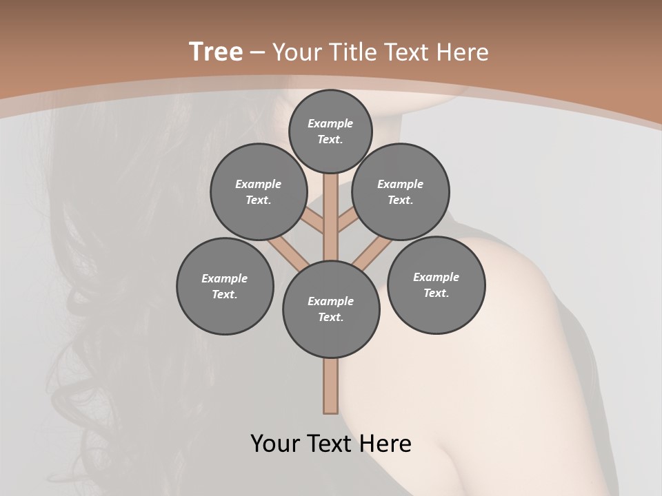 Posing Beauty Pretty PowerPoint Template