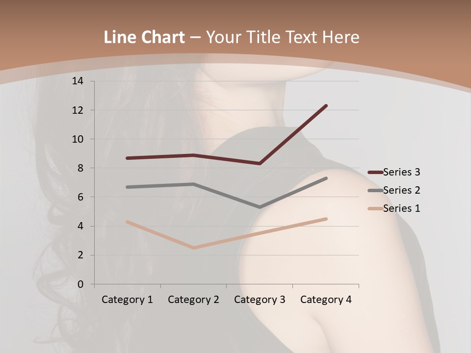Posing Beauty Pretty PowerPoint Template