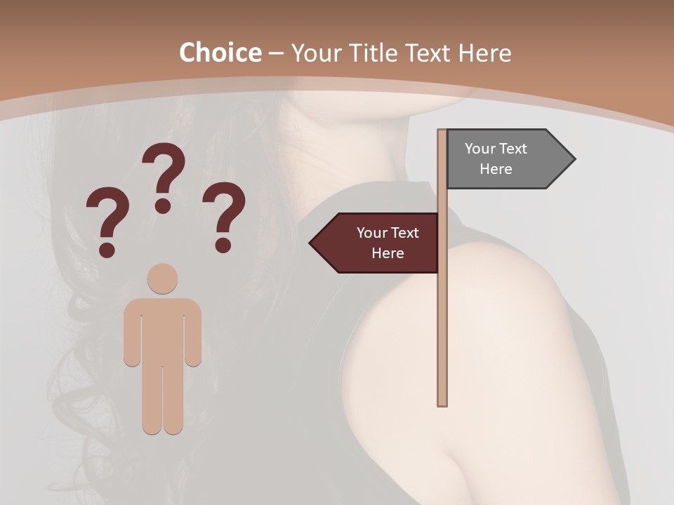 Posing Beauty Pretty PowerPoint Template