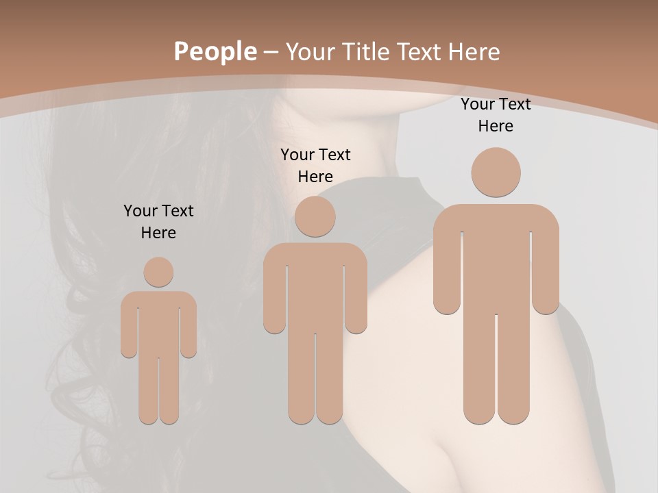 Posing Beauty Pretty PowerPoint Template