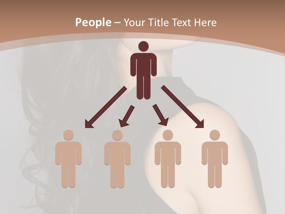 Posing Beauty Pretty PowerPoint Template