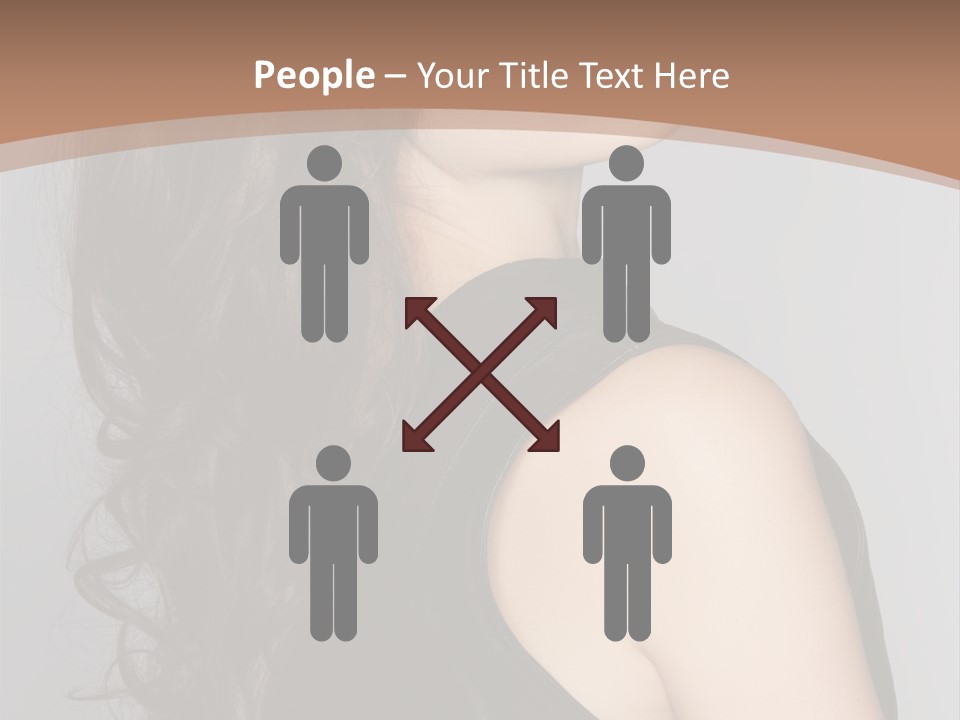 Posing Beauty Pretty PowerPoint Template