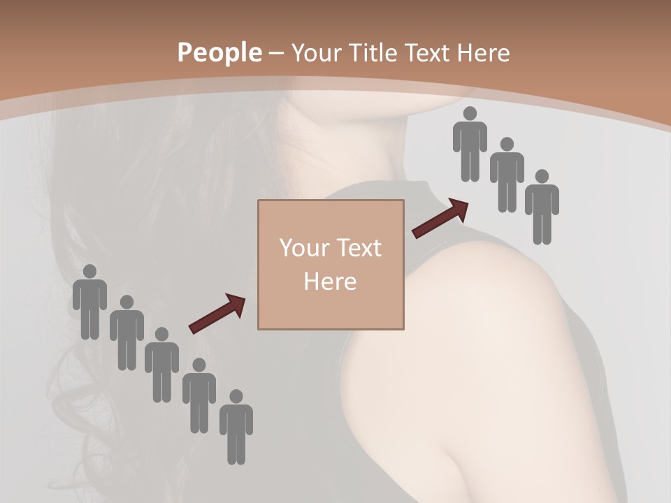 Posing Beauty Pretty PowerPoint Template