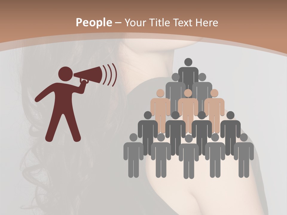 Posing Beauty Pretty PowerPoint Template