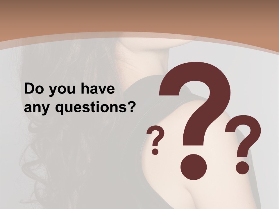 Posing Beauty Pretty PowerPoint Template