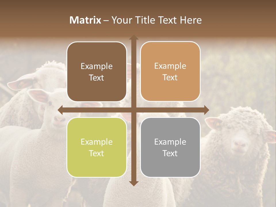 Nature Mob Ovine PowerPoint Template