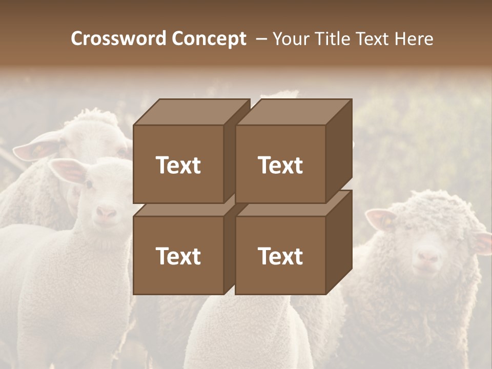 Nature Mob Ovine PowerPoint Template