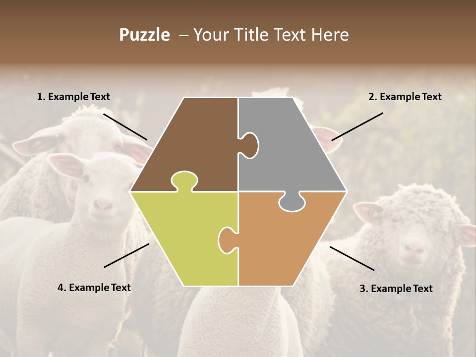 Nature Mob Ovine PowerPoint Template