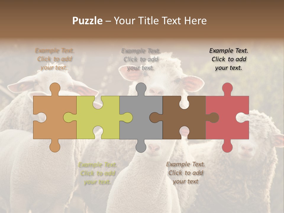 Nature Mob Ovine PowerPoint Template