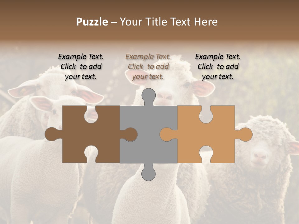 Nature Mob Ovine PowerPoint Template