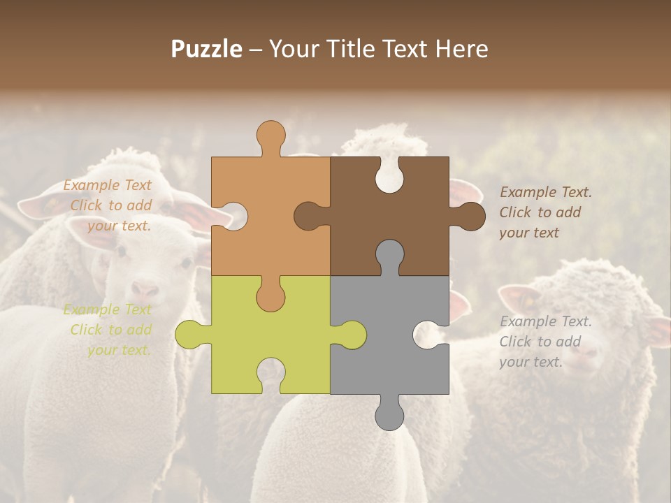 Nature Mob Ovine PowerPoint Template