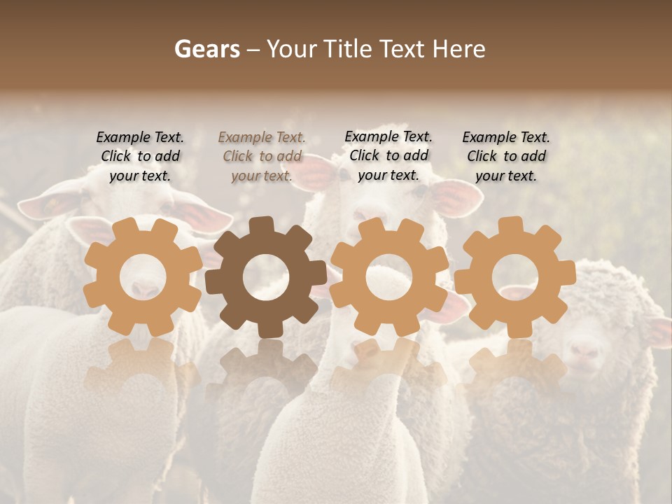 Nature Mob Ovine PowerPoint Template