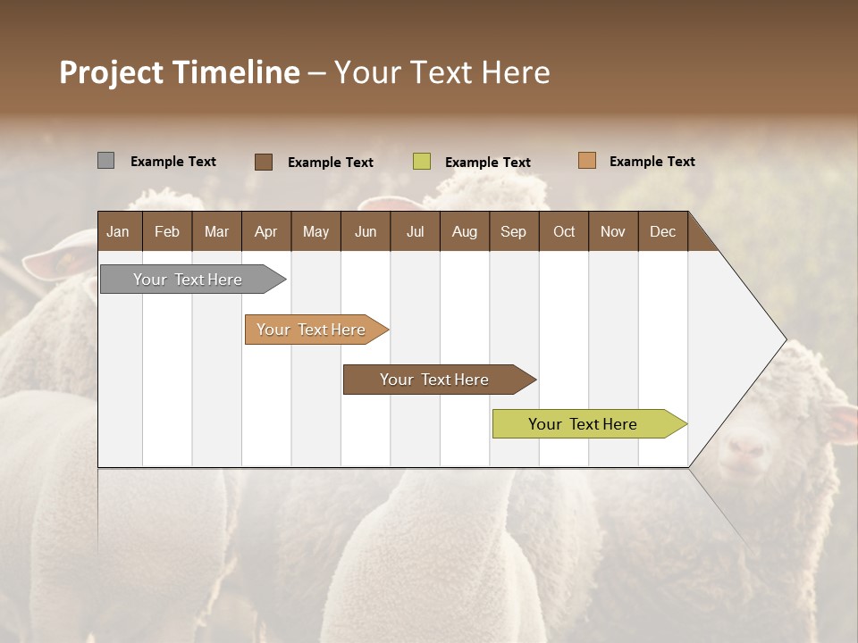 Nature Mob Ovine PowerPoint Template