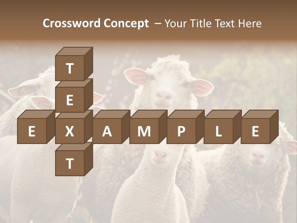 Nature Mob Ovine PowerPoint Template