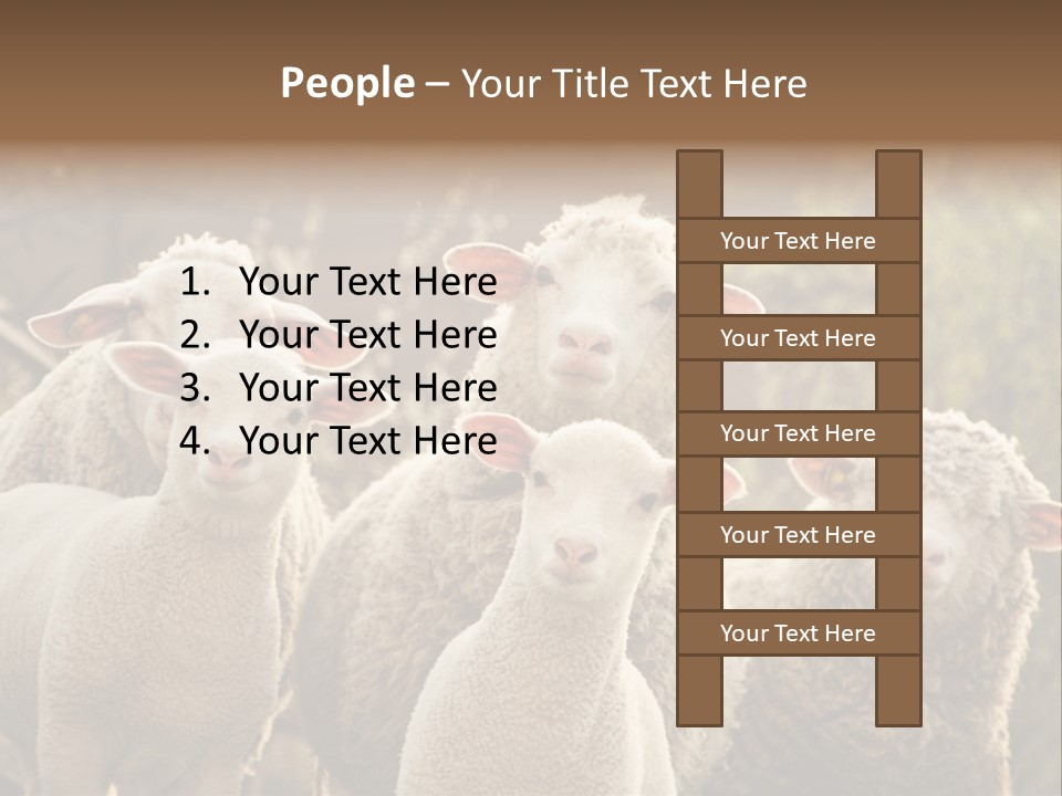 Nature Mob Ovine PowerPoint Template