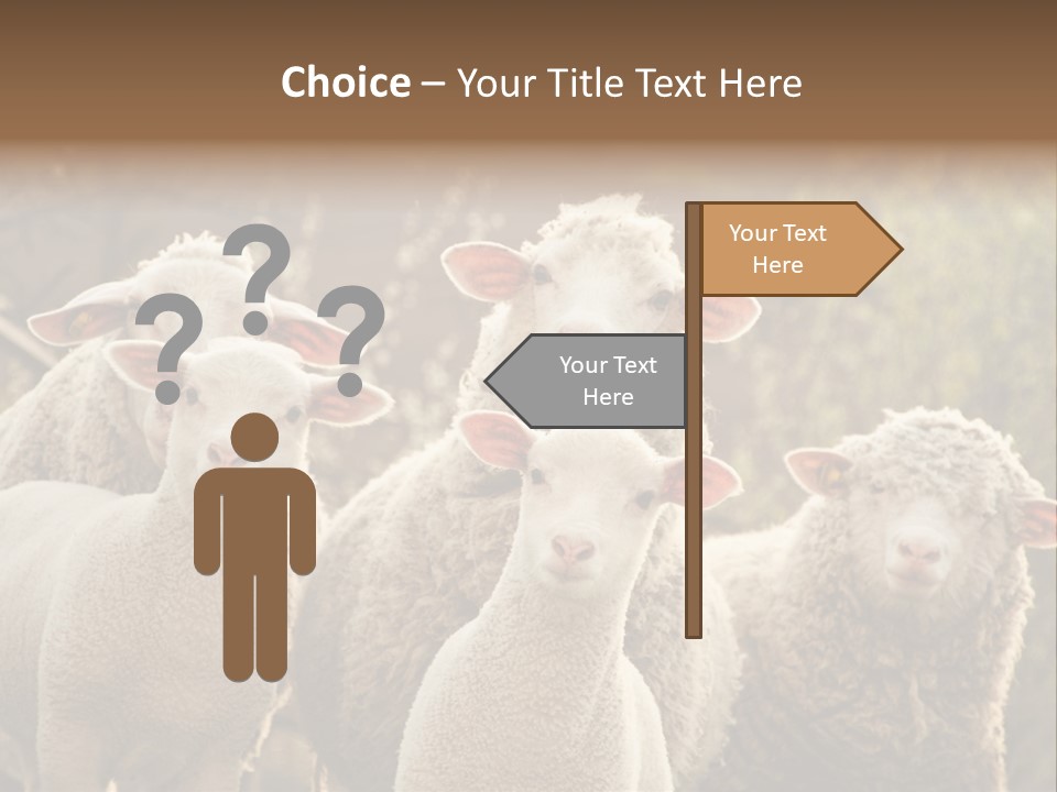 Nature Mob Ovine PowerPoint Template
