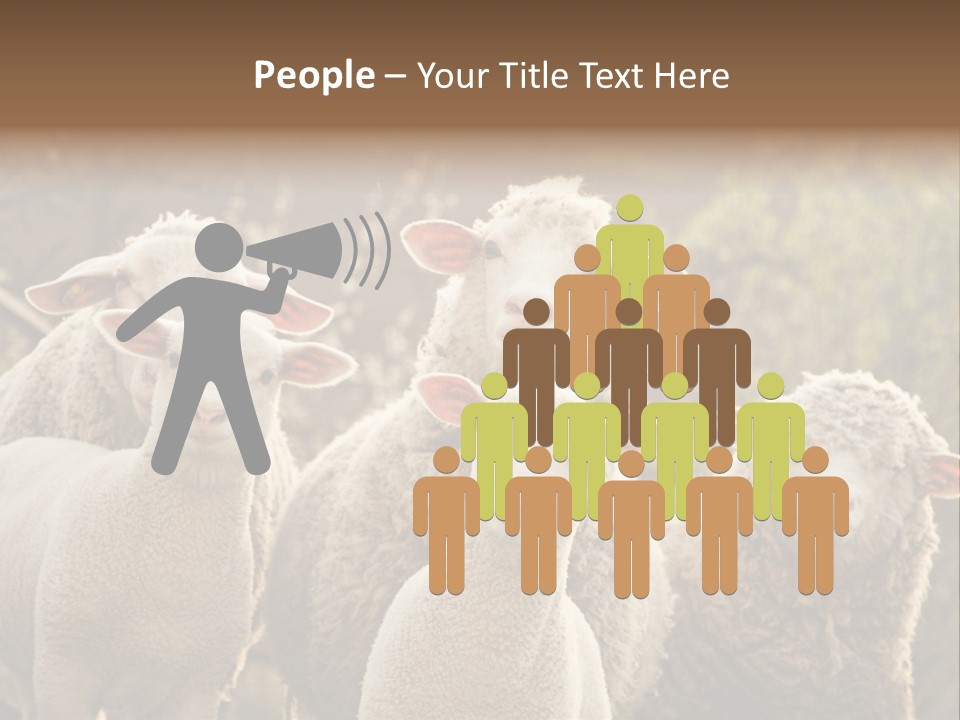 Nature Mob Ovine PowerPoint Template
