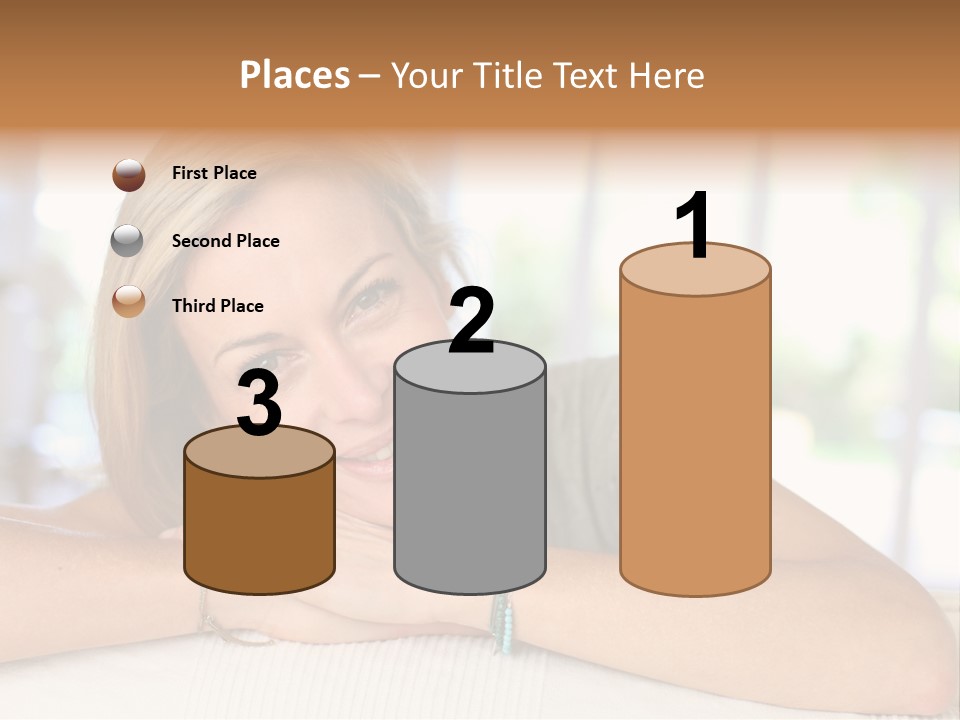 Middle Smile Sofa PowerPoint Template