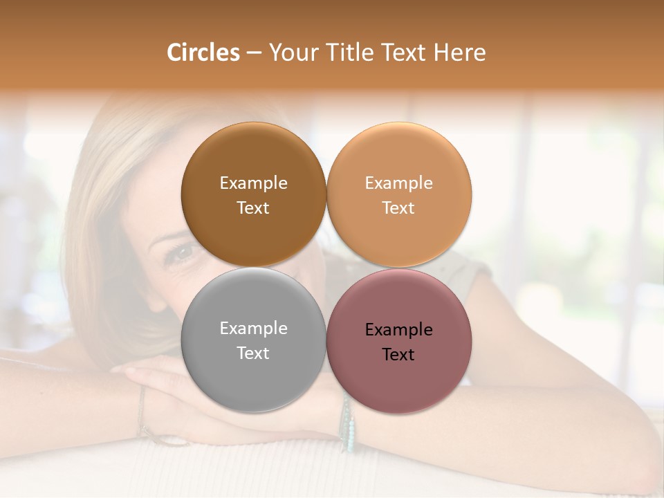 Middle Smile Sofa PowerPoint Template