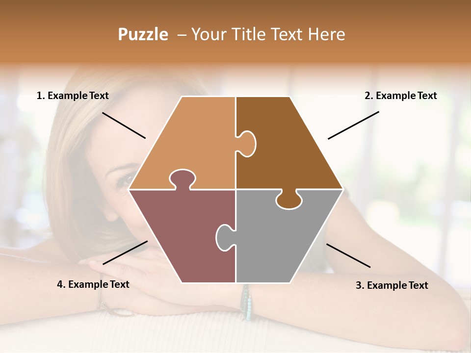 Middle Smile Sofa PowerPoint Template