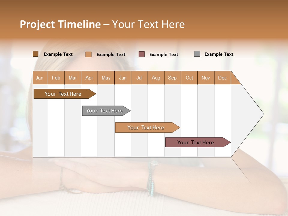 Middle Smile Sofa PowerPoint Template