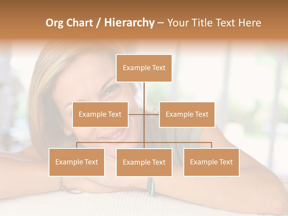 Middle Smile Sofa PowerPoint Template
