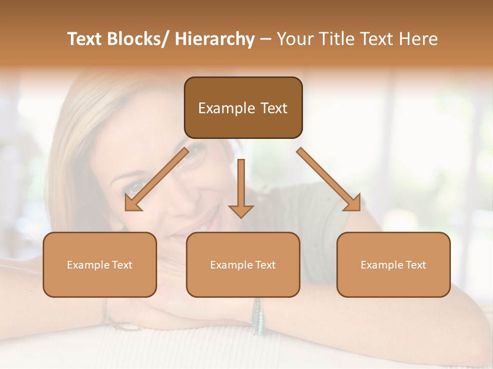Middle Smile Sofa PowerPoint Template