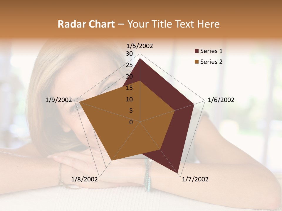Middle Smile Sofa PowerPoint Template