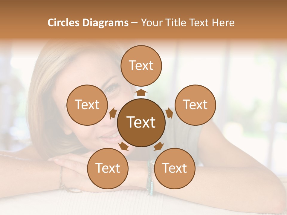 Middle Smile Sofa PowerPoint Template