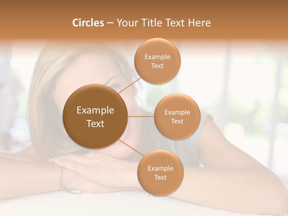 Middle Smile Sofa PowerPoint Template