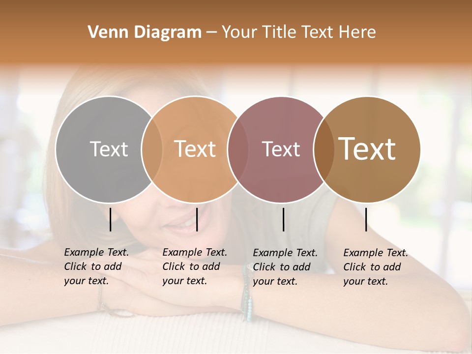 Middle Smile Sofa PowerPoint Template