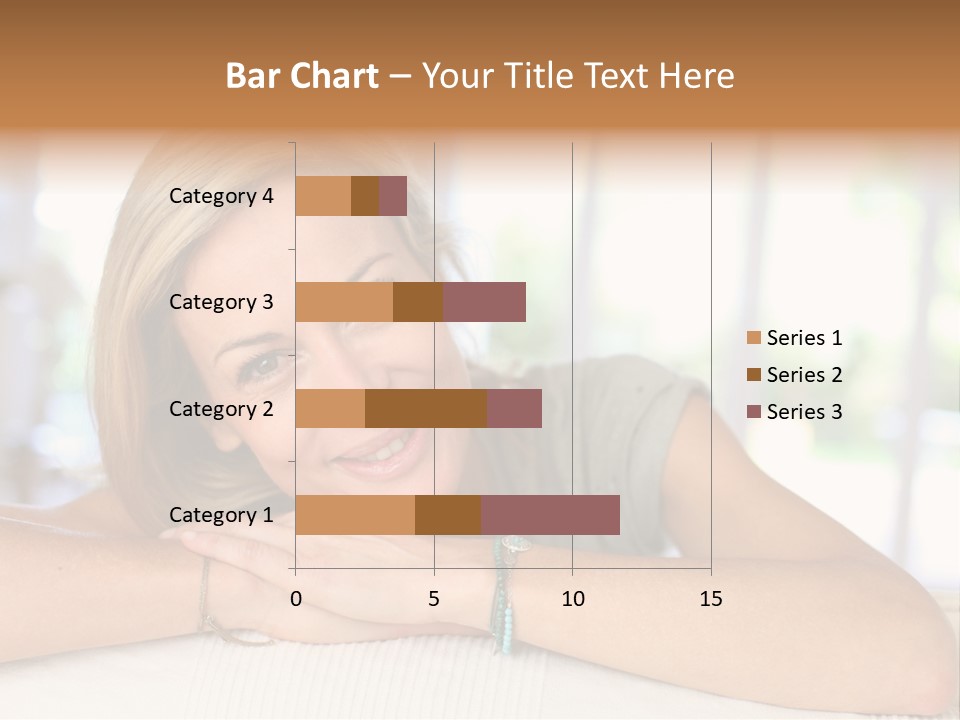 Middle Smile Sofa PowerPoint Template
