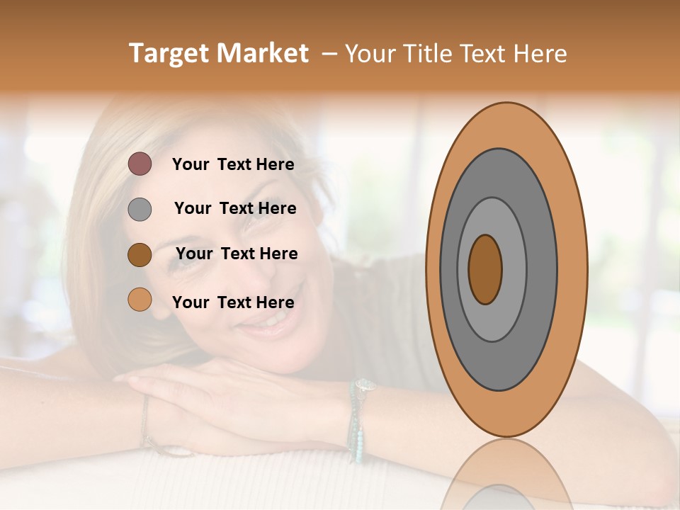 Middle Smile Sofa PowerPoint Template