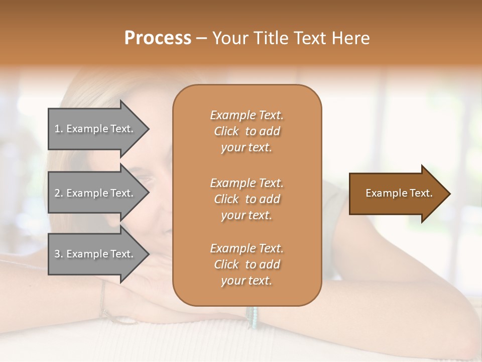 Middle Smile Sofa PowerPoint Template
