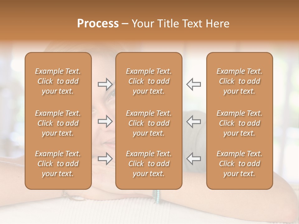 Middle Smile Sofa PowerPoint Template