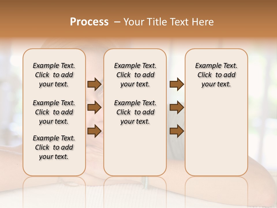Middle Smile Sofa PowerPoint Template