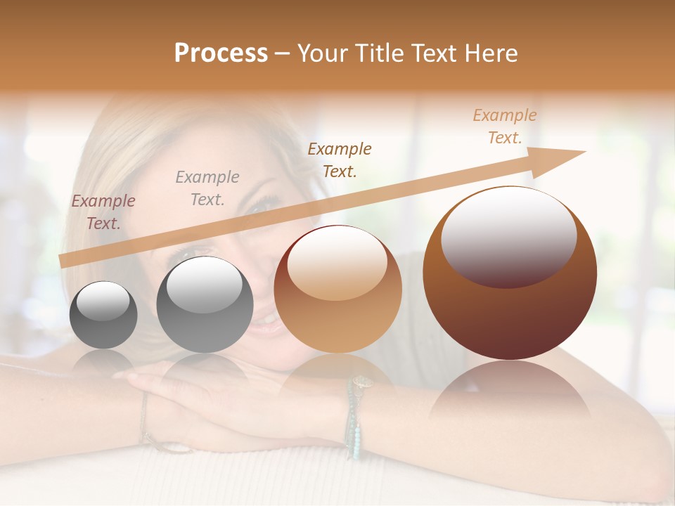 Middle Smile Sofa PowerPoint Template