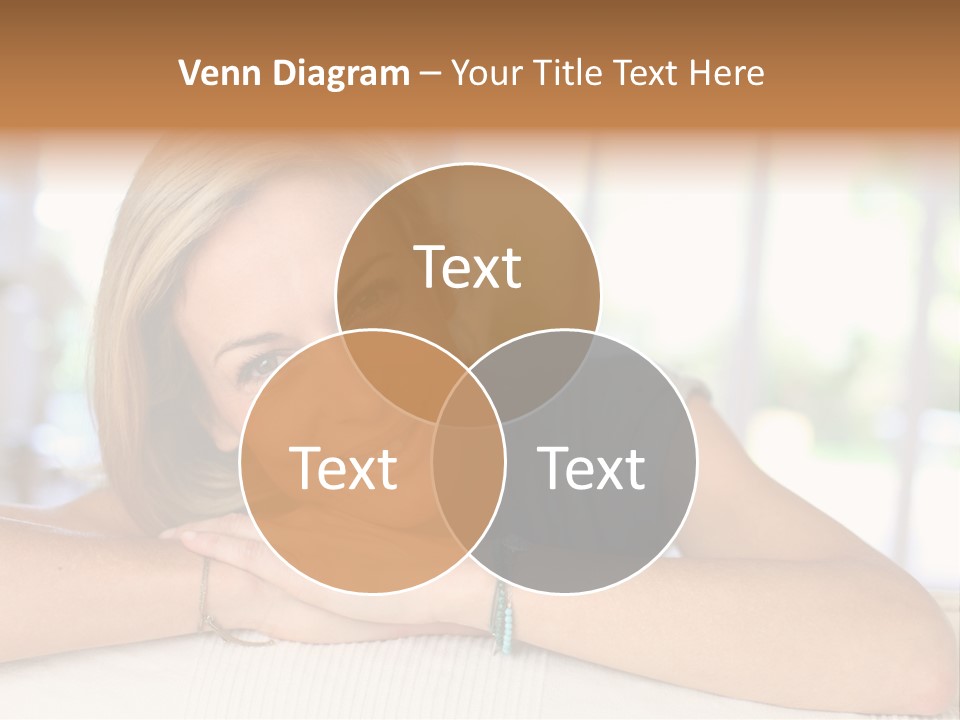 Middle Smile Sofa PowerPoint Template