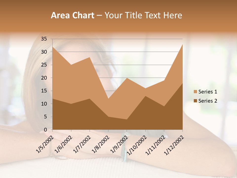 Middle Smile Sofa PowerPoint Template