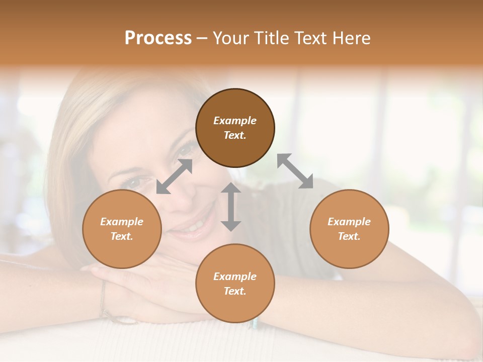 Middle Smile Sofa PowerPoint Template