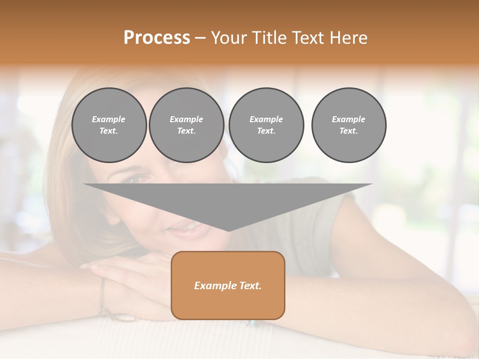Middle Smile Sofa PowerPoint Template