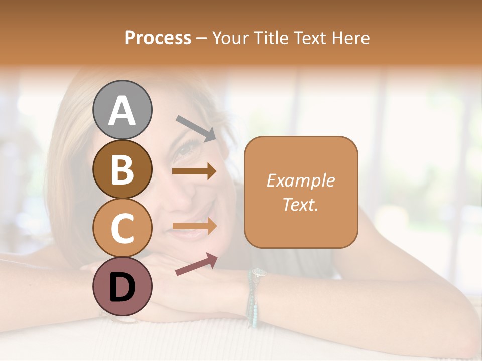 Middle Smile Sofa PowerPoint Template
