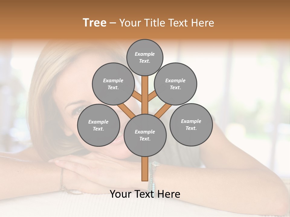 Middle Smile Sofa PowerPoint Template