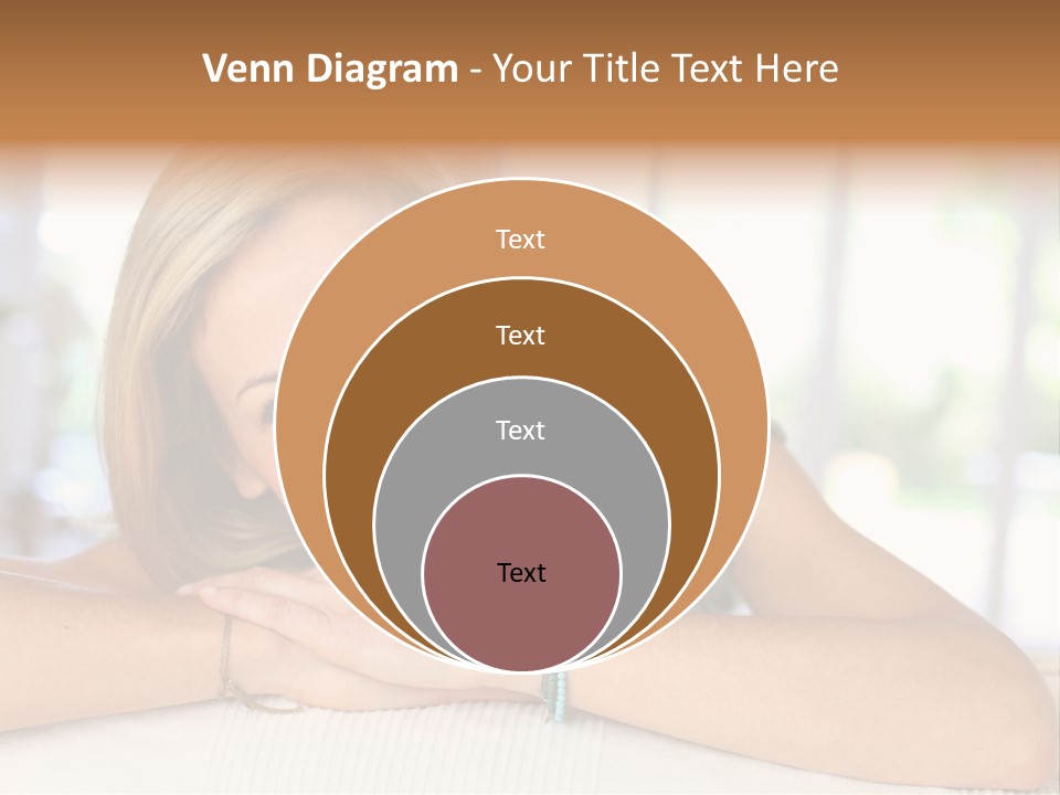 Middle Smile Sofa PowerPoint Template